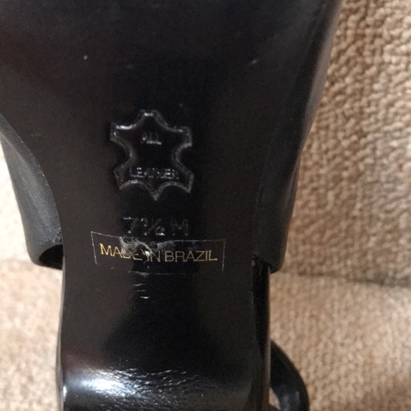 Tory Burch sling back black pumps size 7.5 - Picture 8 of 11